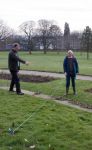 Planning and marking out flower beds